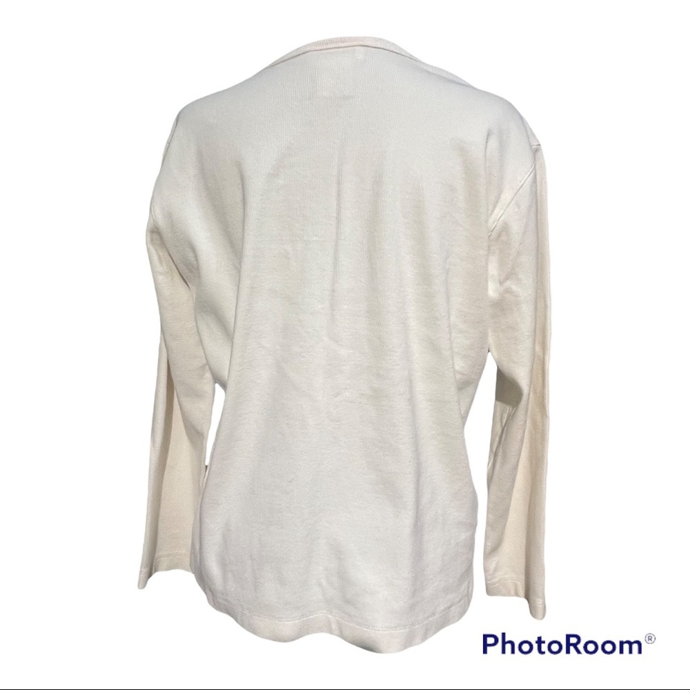 Talbots cream colored top - Picture 2 of 9
